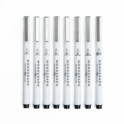 Archer & Olive - Monograph Pen Set of 8