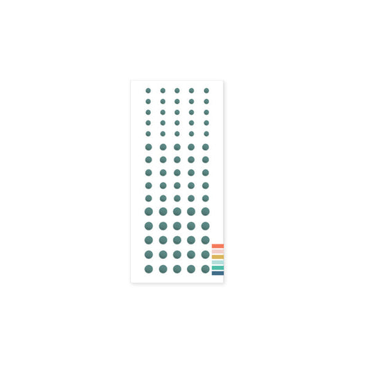 Concord & 9th - Peacock Enamel Dots 11275 Qty 75
