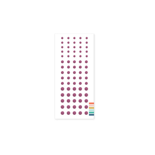 Concord & 9th - Plumberry Enamel Dots 12265 Qty 75