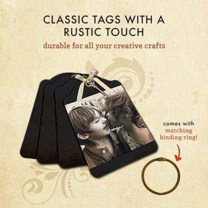 Graphic 45 Staples Regular Tag Albums Black