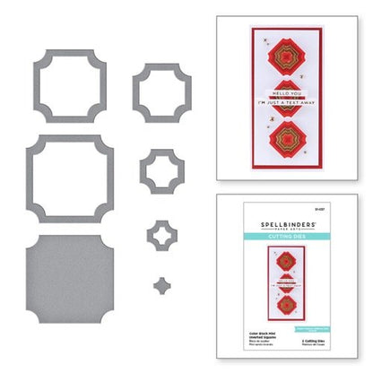 Spellbinders Color Block Mini Inverted Squares Die Cuts S1037
