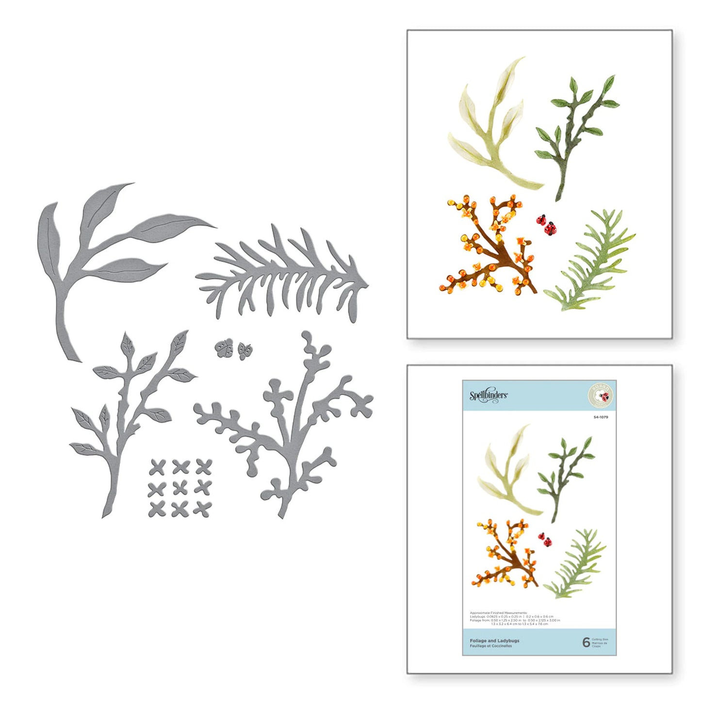 Spellbinders Foliage and Ladybugs Die Cuts S41079
