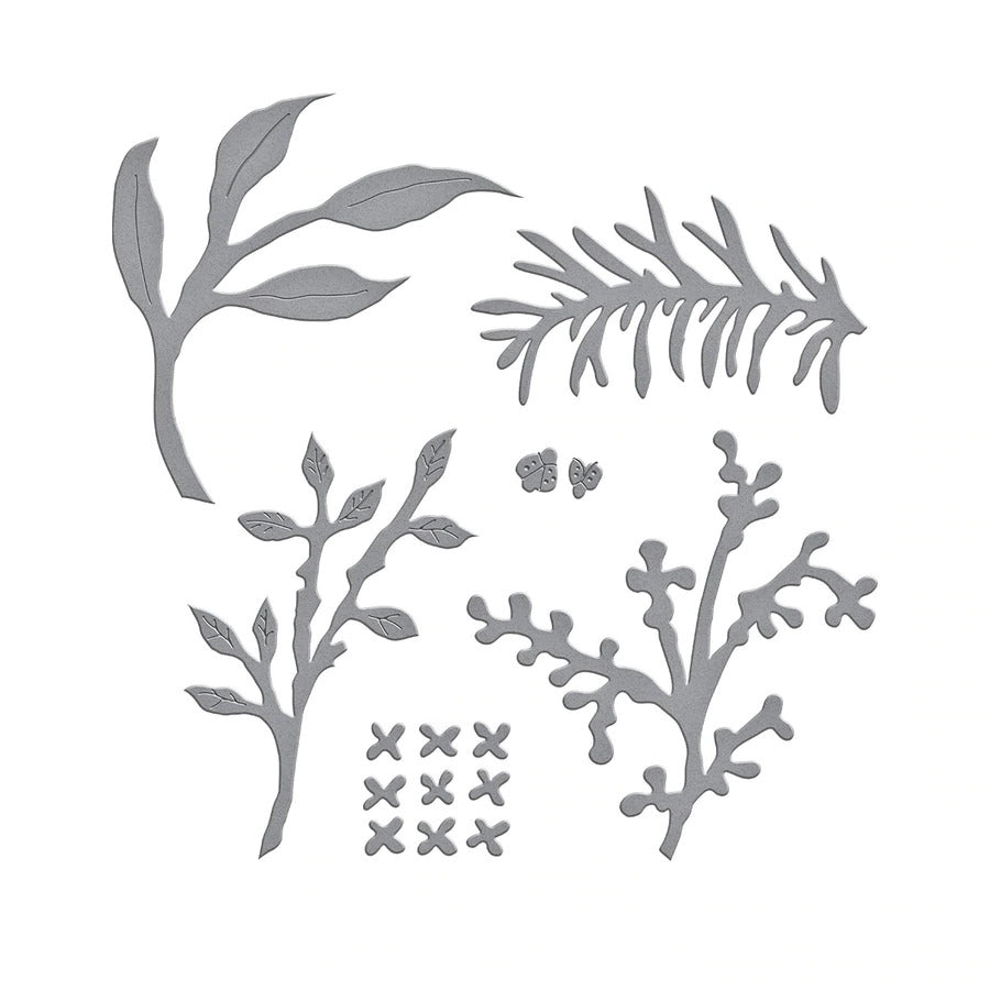 Spellbinders Foliage and Ladybugs Die Cuts S41079