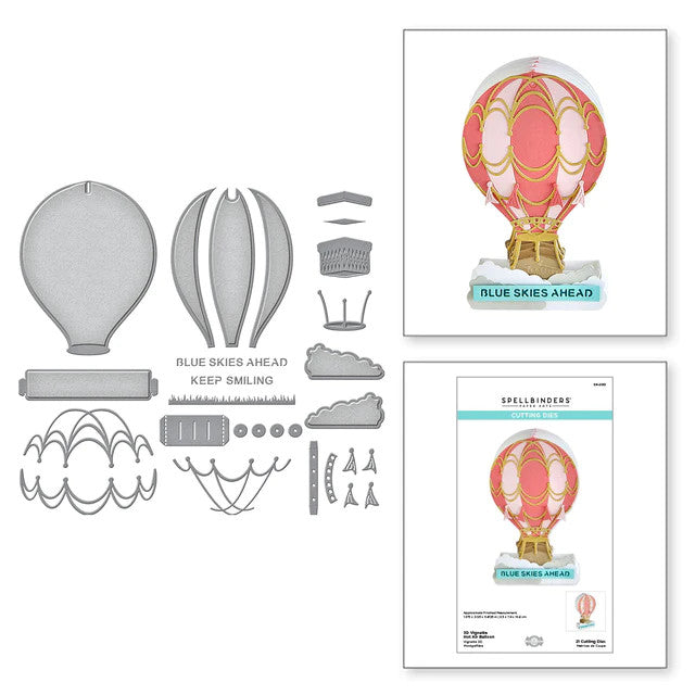Spellbinders Hot Air Balloon Die Cuts S6200