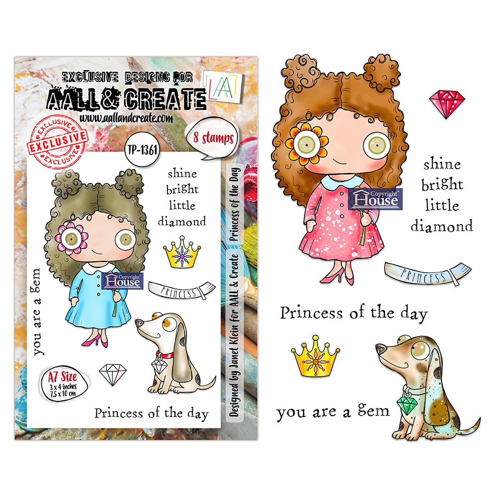 TP-1361 - A7 Stamp Sets - Princess of the Day