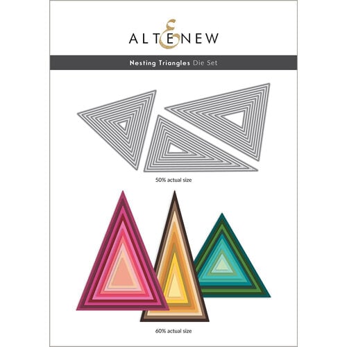 Altenew Nesting Triangles Die Set Die Cut Set ALT10917