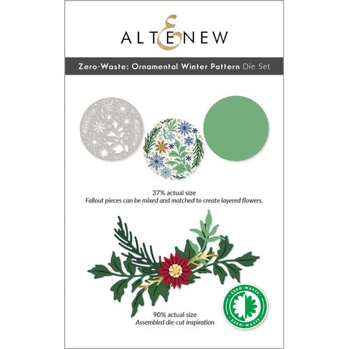 Altenew Ornamental Winter Pattern Die Set Die Cut Set ALT10929