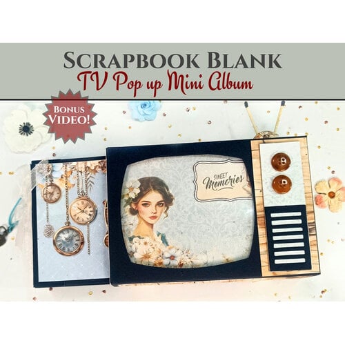 Craftreat TV Pop Up Mini Album Kit Scrapbook Blank