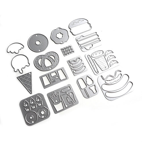 Elizabeth Craft Designs Food Truck Accessories - 2013 Die Cuts