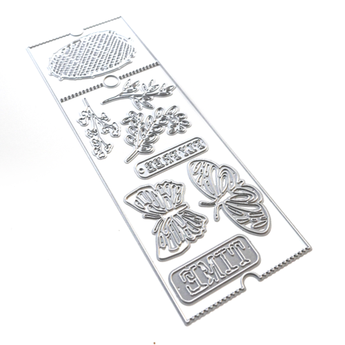 Elizabeth Craft Designs - Back In Time Collection - Dies - Ticket To Fly Free