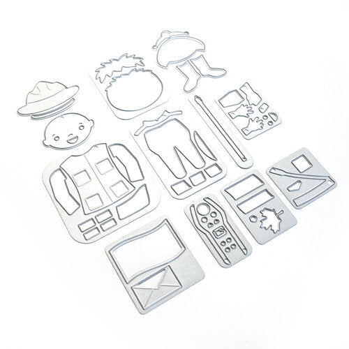 Elizabeth Craft Designs Peter the Mountie - 2095 Die Cuts