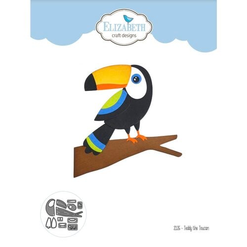 Elizabeth Craft Designs Teddy Tucan - 2126 Die Cuts
