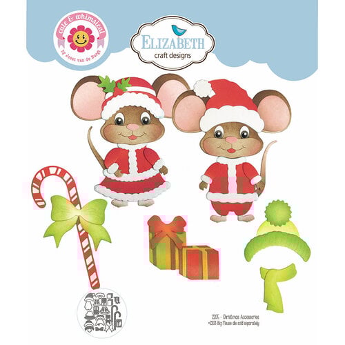Elizabeth Craft Designs Christmas Accessories - 2205 Die Cuts (2203 big mouse die sold separately)
