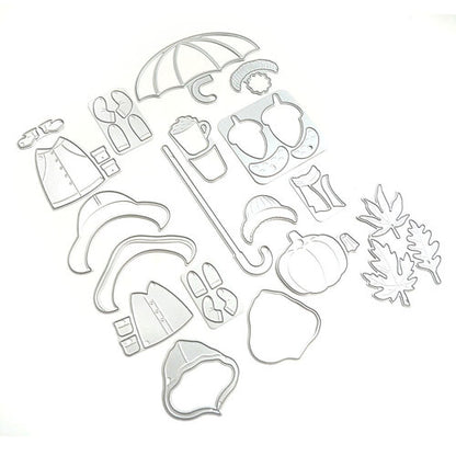 Elizabeth Craft Designs Fall Accessories - 2206 Die Cuts (2203 big mouse die  and 2204 little mouse die sold separately)