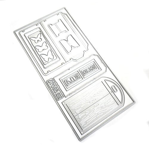 Elizabeth Craft Designs - Romantic Revival Collection - Dies - Through The Window
