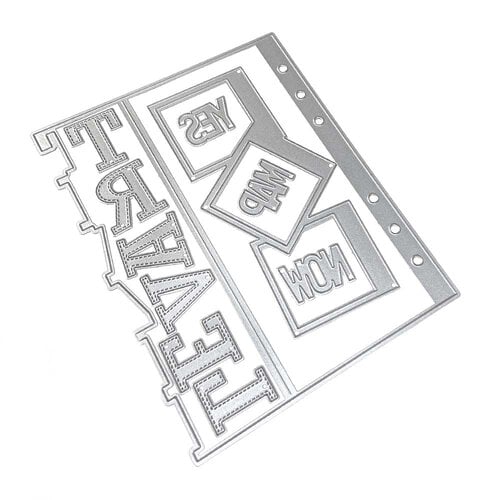 Elizabeth Craft Designs - Once In A Lifetime Collection - Dies - Sidekick Essential Set 34 - Travel Fold Out