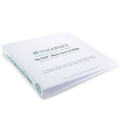 49 and Market Create-An-Album 12x12 Album Cover (white)