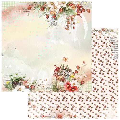 49 and Market Nature's Haven Strawberry tea paper sheet