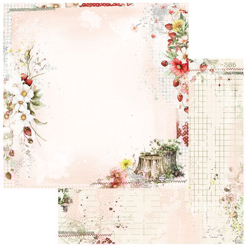 49 and Market Nature's Haven Blossom sprinkle paper sheet