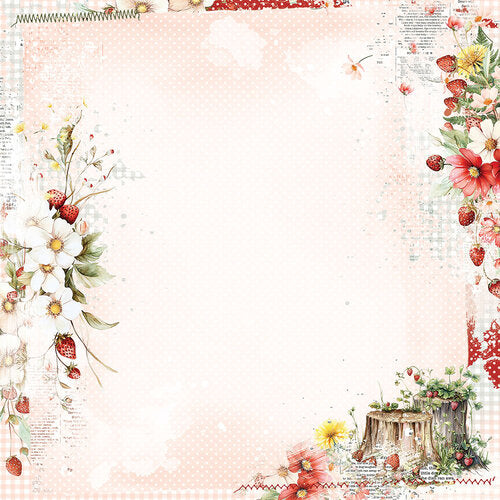 49 and Market Nature's Haven Blossom sprinkle paper sheet