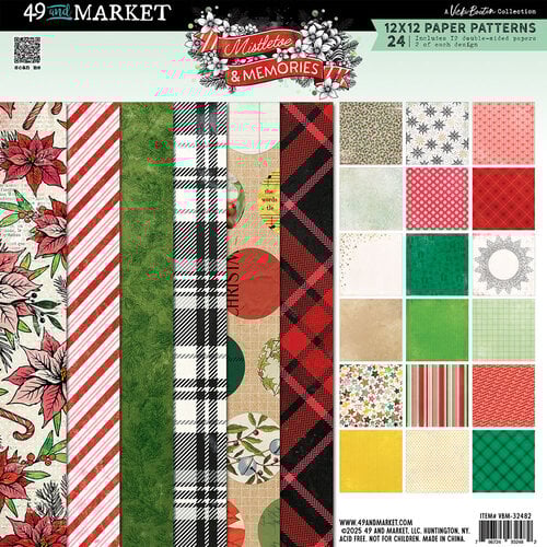 49 and Market Mistletoe & Memories 12x12 paper patterns
