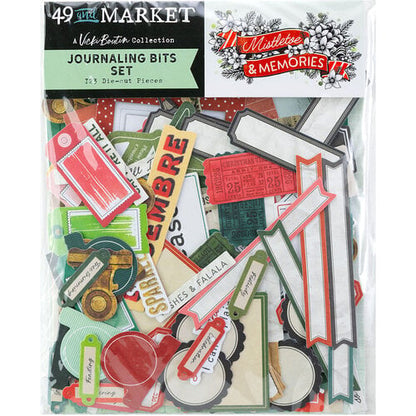 49 & Market Mistletoes & Memories Journaling Bits Set