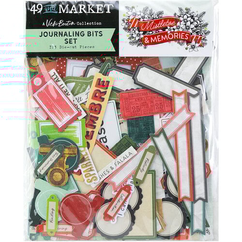 49 & Market Mistletoes & Memories Journaling Bits Set
