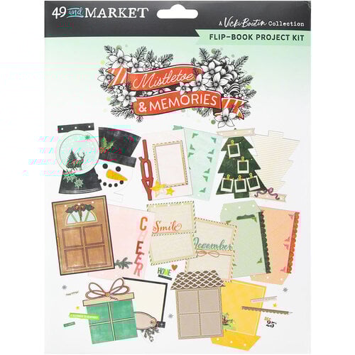 49 and Market Mistletoe & Memories Flip-Book Project Kit A Vicki Bouyin Collection