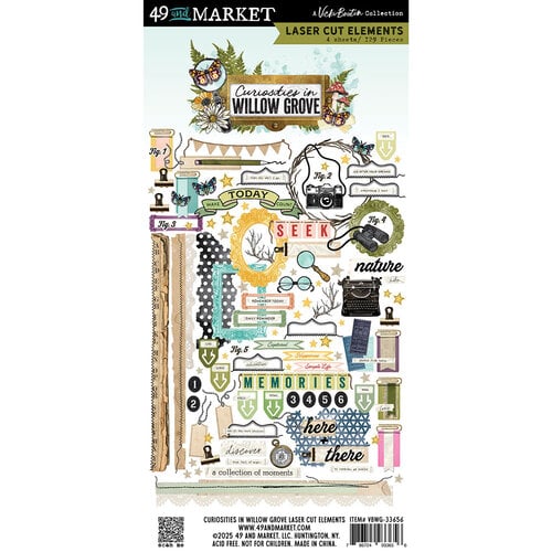 49 and Market Curiosities in Willow Grove Laser Cut Elements