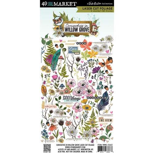 49 and Market Curiosities in Willow Grove Laser Cut Foliage