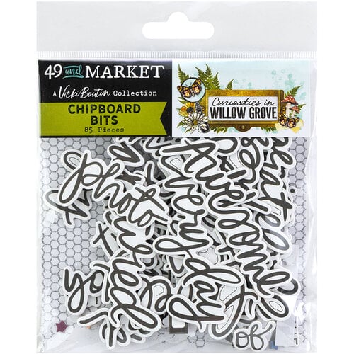 49 and Market Curiosities in Willow Grove Chipboard Bits