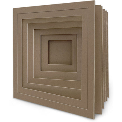 Graphic 45 Staples 2-In-1 Tunnel & Pyramid Chipboard Albums 8X8