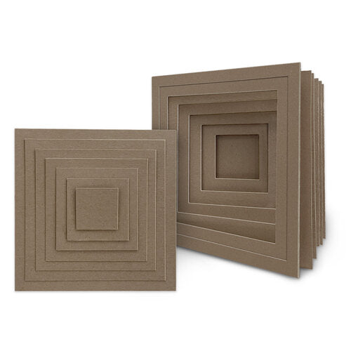 Graphic 45 Staples 2-In-1 Tunnel & Pyramid Chipboard Albums 8X8