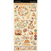 Graphic 45 - Autumn Greeting Collection - Cardstock Stickers