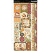 Graphic 45 - Autumn Greeting Collection - Cardstock Stickers
