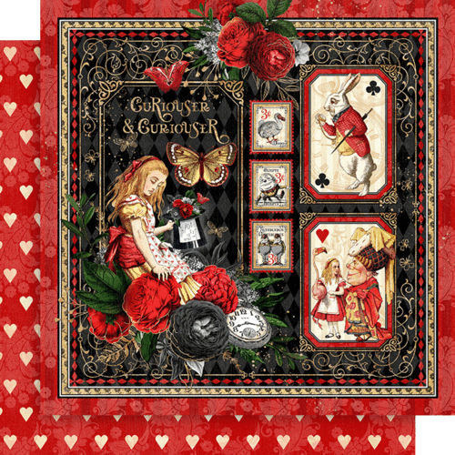 Curiouser & Curiouser 12×12 Paper