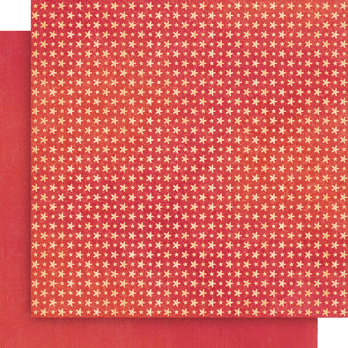 Graphic 45 Seas The Day Coral Red Pattern & Solid Sheet