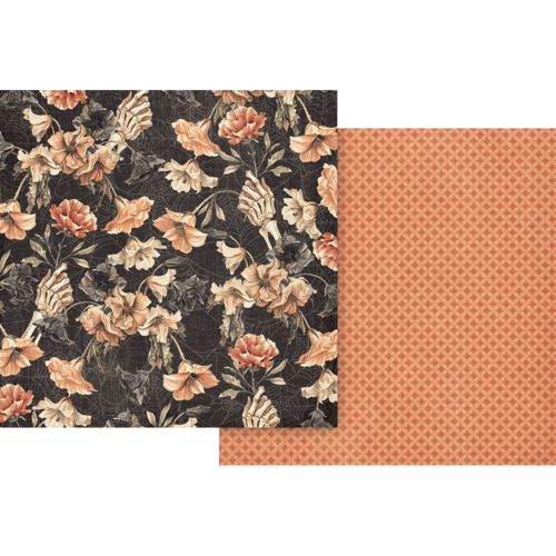 Graphic 45 Ghostly Greetings Spooky Floral Sheet