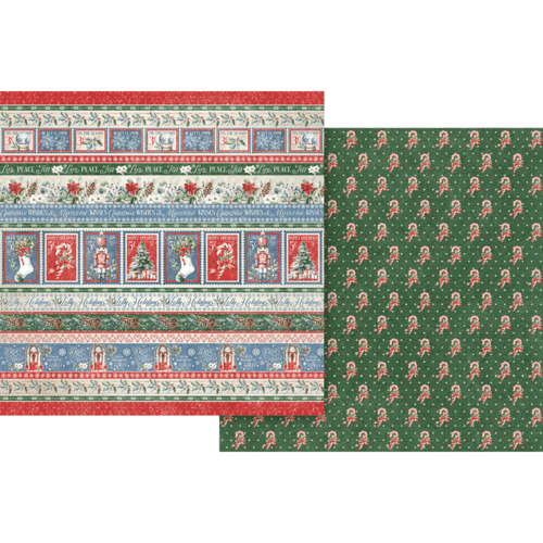 Graphic 45 Deck The Halls Jolly Holidays Sheet