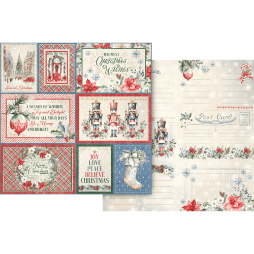Graphic 45 Deck The Halls Joy And Delight Sheet