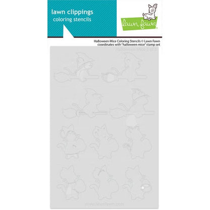 Lawn Fawn Halloween Mice Stencils