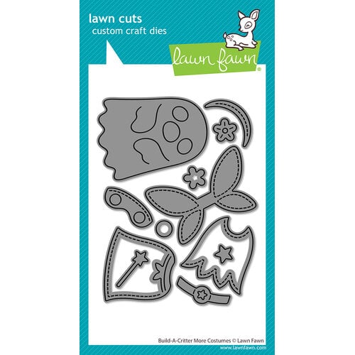 Lawn Fawn Build-A-Critter More Costumes Die Cuts