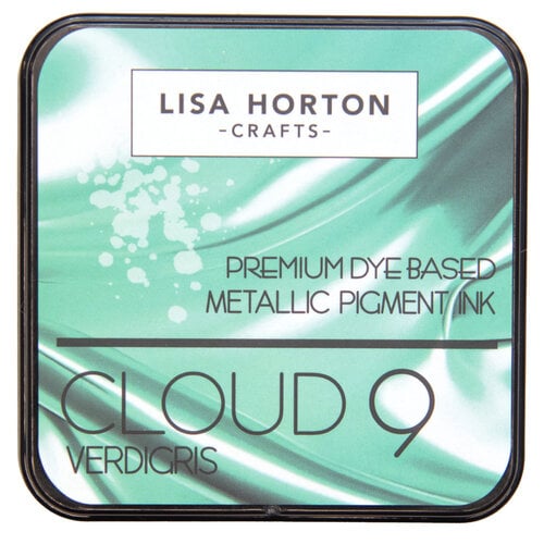 Laura Horton Crafts Cloud 9 Metallic Pigment Ink Verdigris - LHCIP221