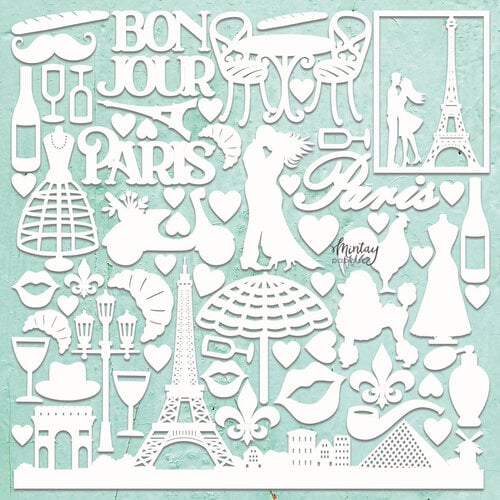 Mintay Chipboard Chippies Paris Chipboard Large Shape MTCHIP2D95
