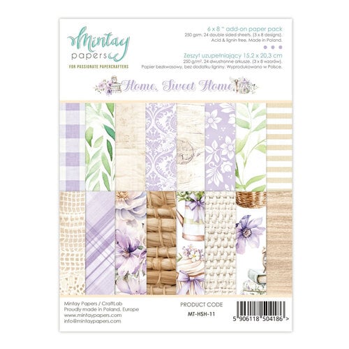 Mintay Home Sweet Home 6x8 Paper Pack Paper Pack NTHSH11