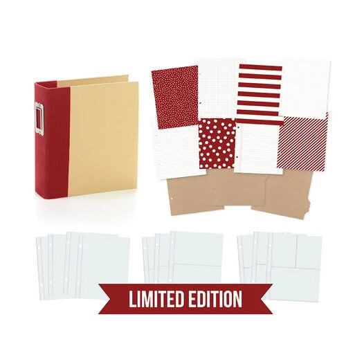 Simple Stories - SNAP Studio Collection - Binder - Red