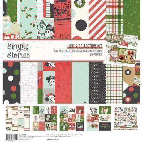 Simple Stories Say Cheese Classic Mouse Christmas 12 x12 Collection Kit