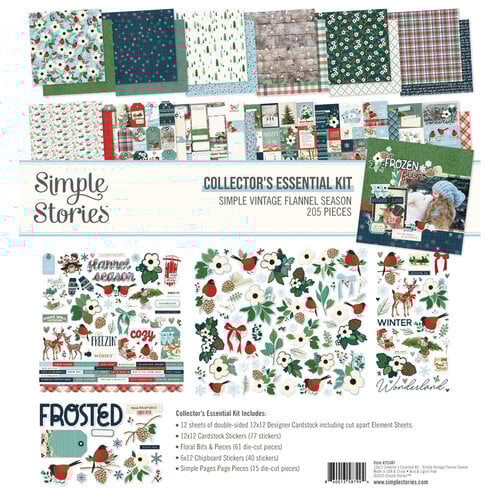 Simple Stories Simple Vintage Flannel Season Collectors Essential Kit