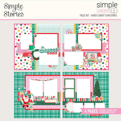 Simple Stories Hard Candy Christmas Page Kit