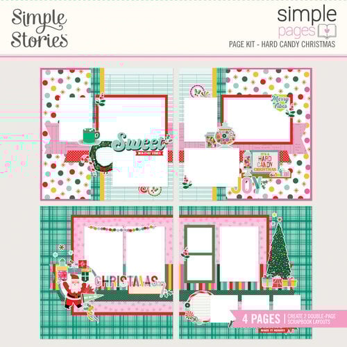 Simple Stories Hard Candy Christmas Page Kit